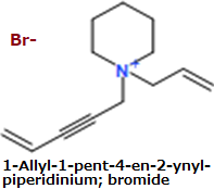 CAS#1-Allyl-1-pent-4-en-2-ynyl-piperidinium; bromide